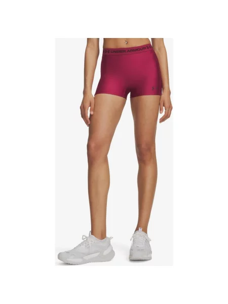 Krótkie legginsy Under Armour HeatGear rubinowy S czerwony