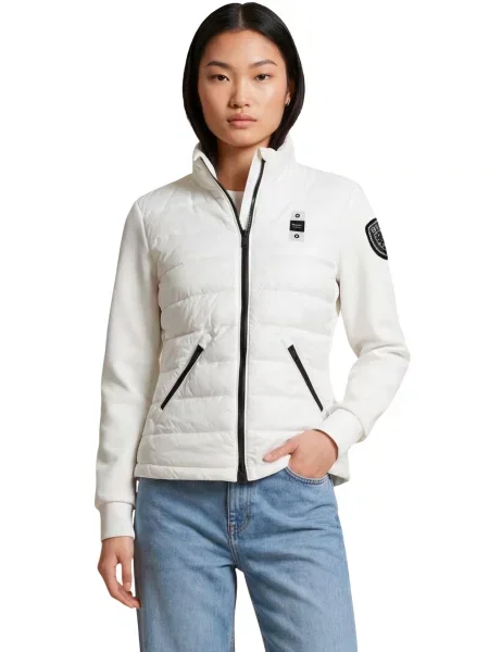 Pikowana kurtka puchowa Blauer biała