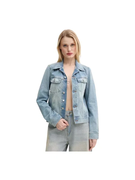 Kurtka jeansowa Mm6 Maison Margiela niebieska