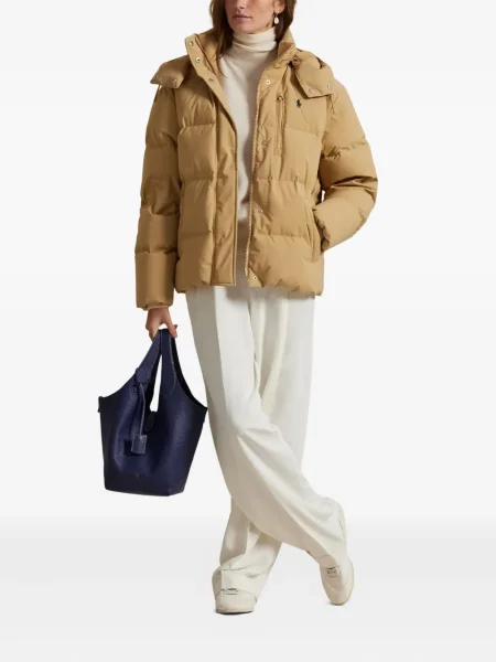 Ленена риза Polo Ralph Lauren на райета синьо