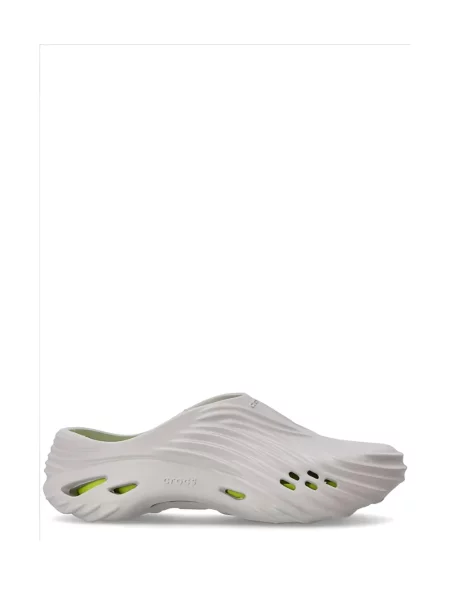 Papuci tip mules Crocs gri