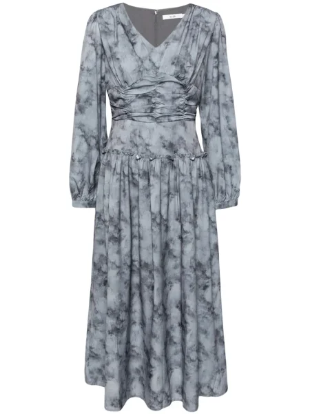 Rochie maxi B+ab de costum gri