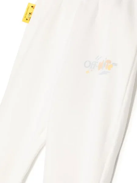 Spodnie dziecięce Off-white białe