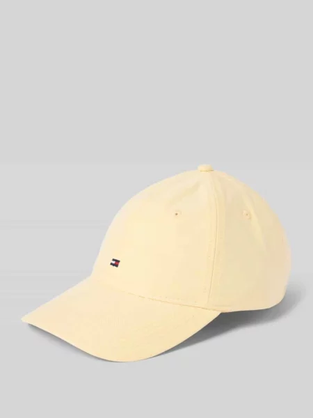 Tommy Hilfiger czapka z daszkiem Oxford Mężczyźni marmurkowy ONE SIZE żółty