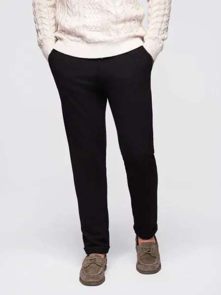 Pantaloni de jogging Ombre cu dungi negru