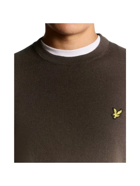 Sweter Lyle & Scott brązowy