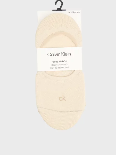 Носки Calvin Klein бежевые
