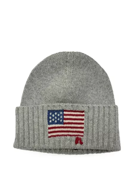 Vilnonis kepurė Polo Ralph Lauren pilka
