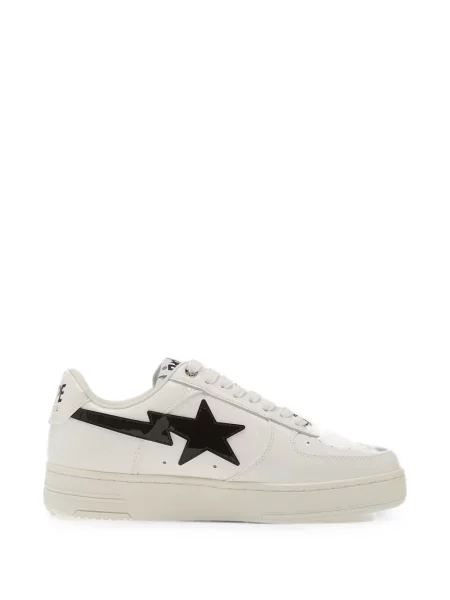 Sneakerși A Bathing Ape® din piele alb