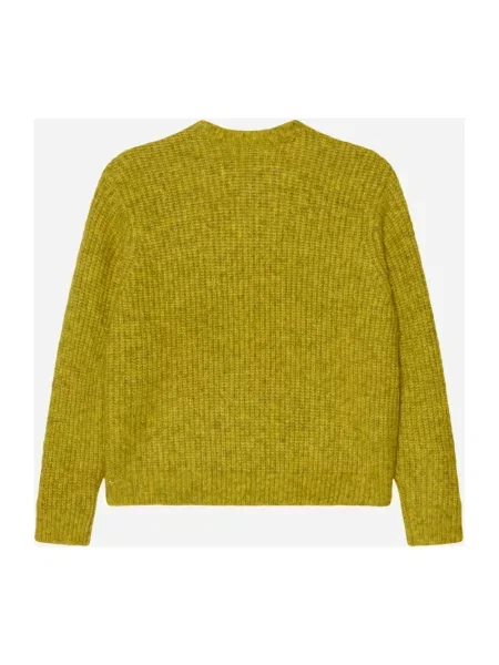 Sweter Obey wełniany żółty