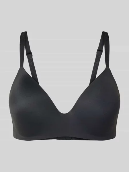 Biustonosz bez szwów Calvin Klein Underwear czarny