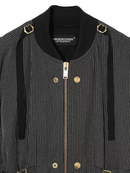 Geacă bomber Undercover cu dungi negru