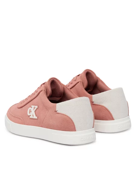 Laisvalaikio batai Calvin Klein Low Pro Cups Wt Suede Mg rožinė