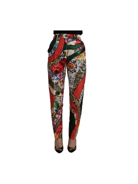 Spodnie Dolce And Gabbana z wysoką talią