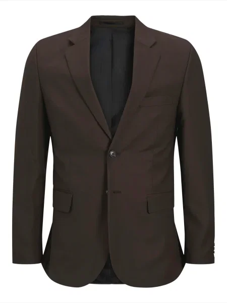 JACK & JONES Sacou Business JPRSOLARIS închis maro