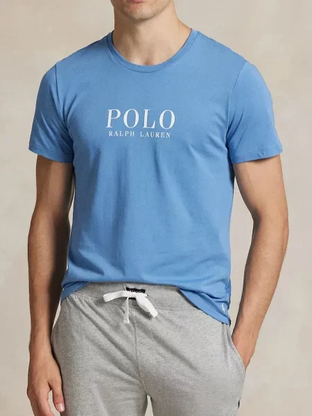 Піжама Polo Ralph Lauren з принтом синя