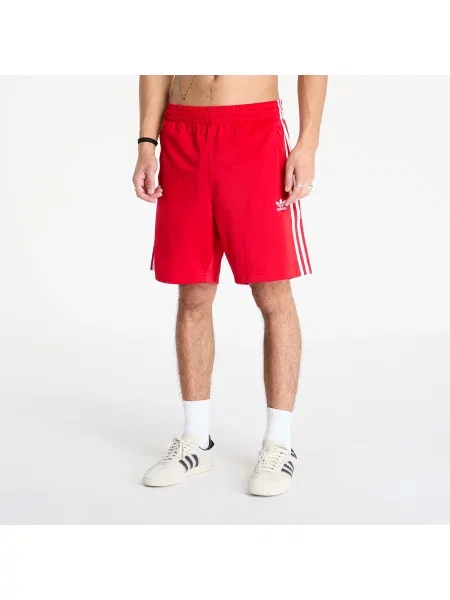 Къс панталон adidas Originals червено бяло