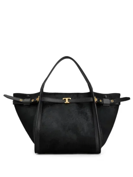 Geantă shopper Tod's din piele negru