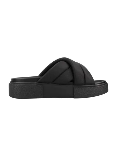 Pantofi Tommy Jeans FLATFORM SANDAL negru