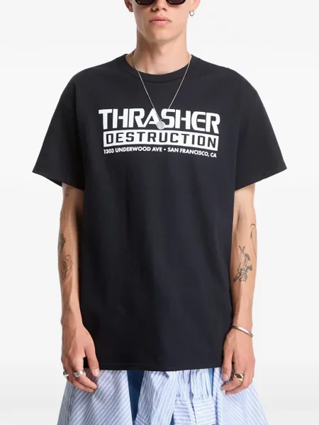 Tricou Thrasher cu imagine negru