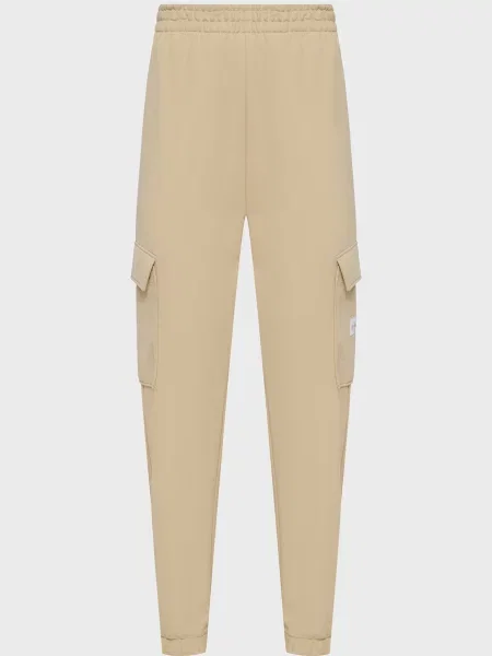 Трикотажні спортивні штани Calvin Klein Jeans бежеві
