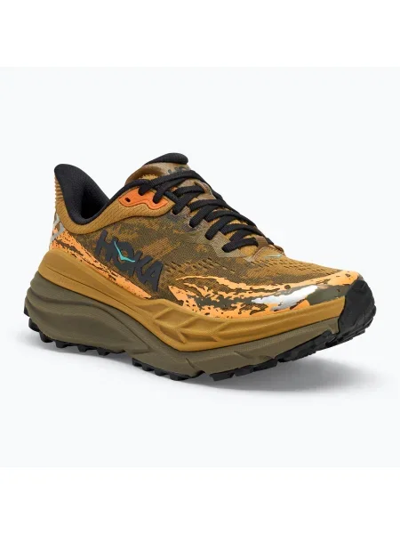 Мъжки обувки за бягане HOKA Stinson 7 honey/antique olive кафяво
