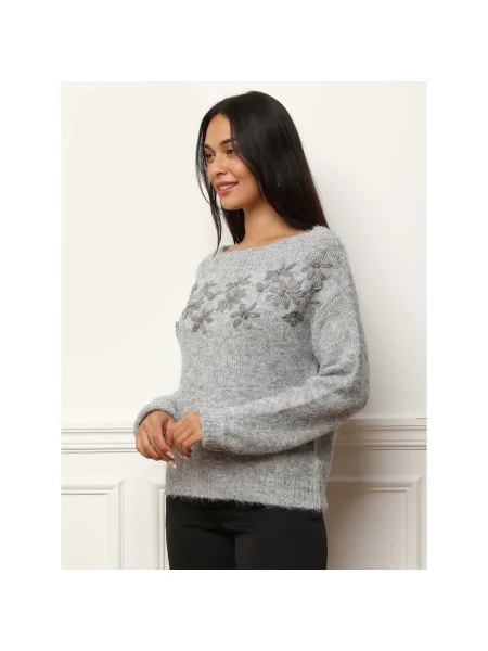Pulover La Modeuse gri