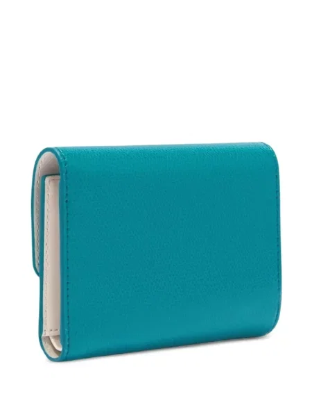 Portofel Furla din piele mini albastru