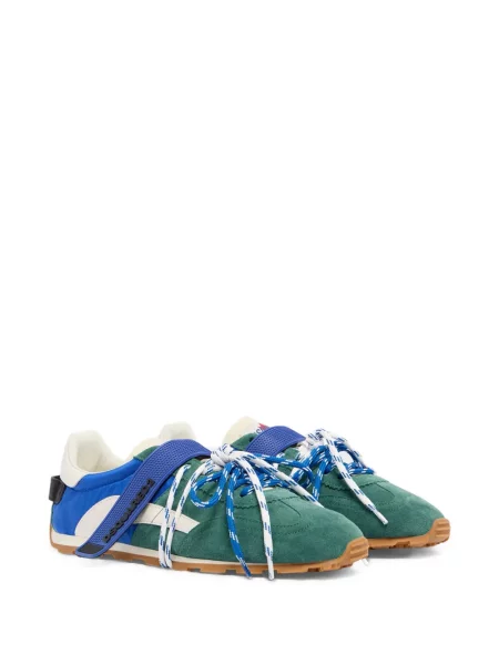 Sneakerși Dsquared2 cu bretele verde
