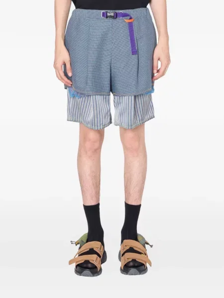 Pantaloni Kolor cu dungi albastru