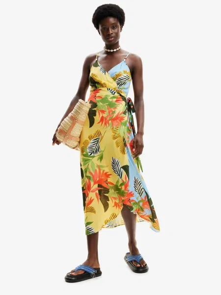 Desigual Rochie TROPICAL LEAVE