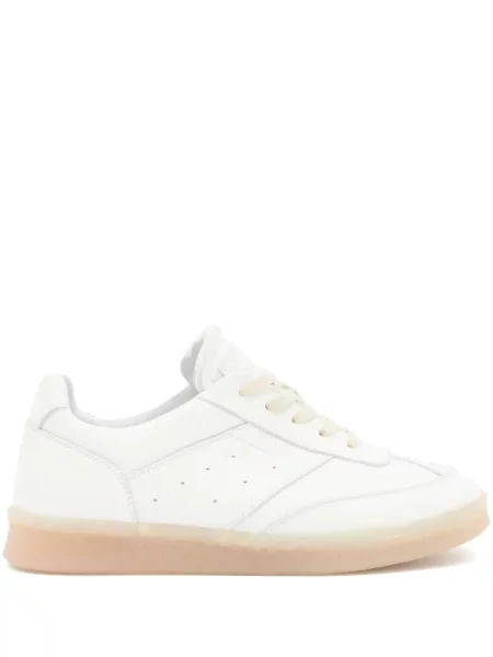 Sneakerși Mm6 Maison Margiela din piele alb