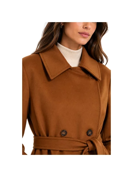 Kabát Maxmara Studio hnedá