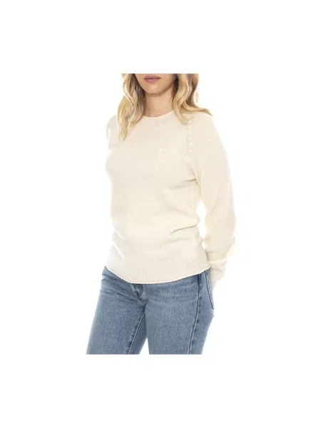 Sweter Lacoste biały
