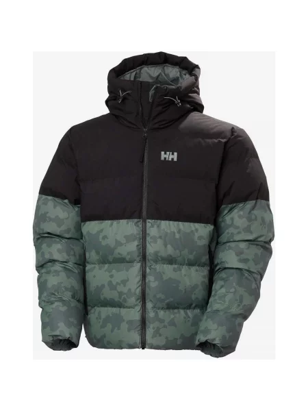 Kurtka damska Helly Hansen Oslo Graphic Puffy cactus S szara