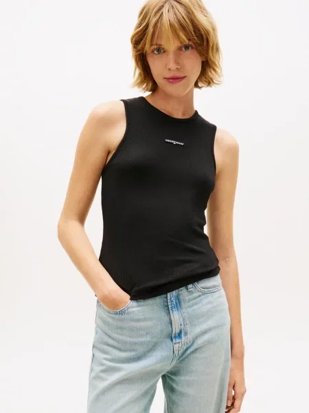 Top Tommy Jeans czarny