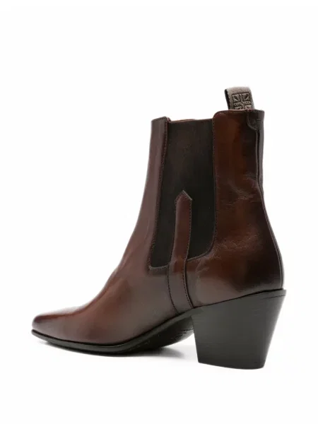Botine chelsea Pantanetti din piele maro