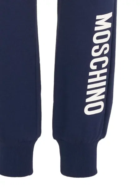 Spodnie dziecięce Moschino niebieskie
