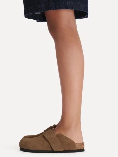 Замшевые мюли Birkenstock