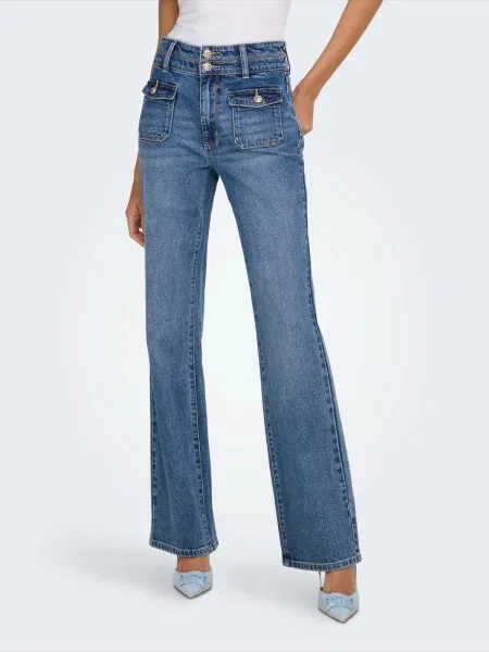 ONLY Jeans denim albastru