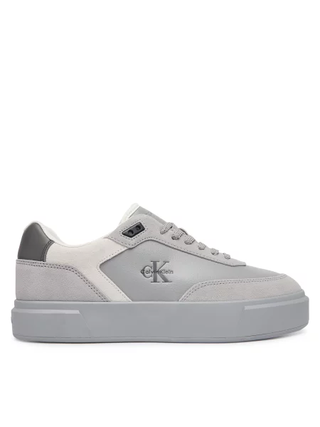 Calvin Klein Sportcipők Prime Cupsole Laceup Lth-Su Ml szürke