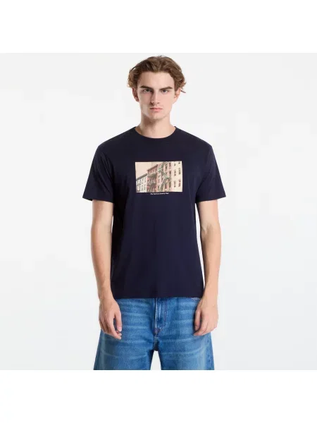 T-shirt Gant Graphic Ss T-Shirt Evening Blue S niebieska