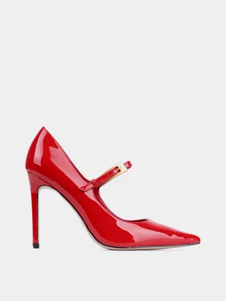 Кожаные туфли Miraton красные