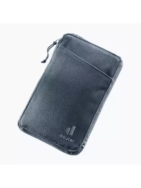 Portfel deuter Travel Wallet black czarny