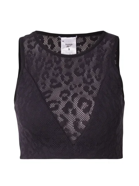 Reebok Sutien Bralette Mesh Bralette negru