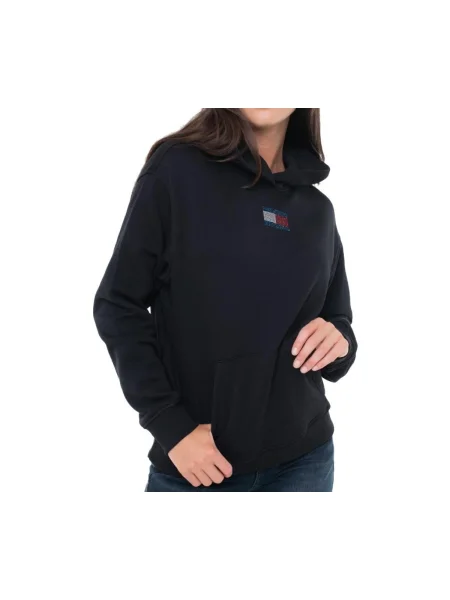 Geacă de blugi Tommy Jeans negru