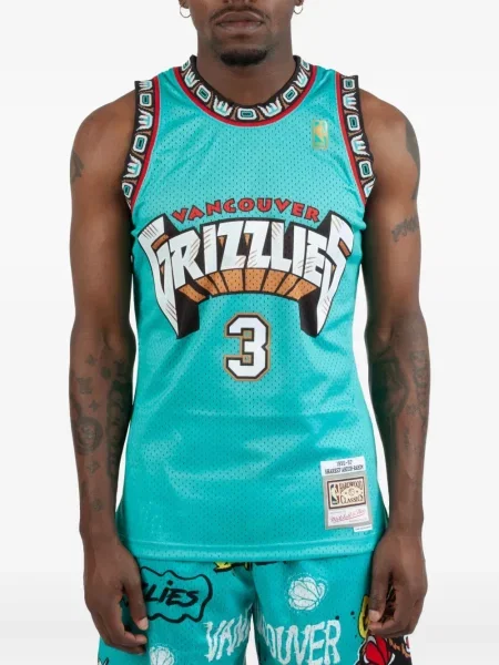 Cămașă Mitchell & Ness din jerseu albastru
