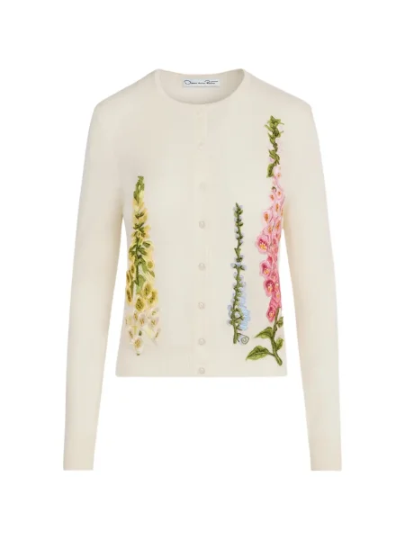 Cardigan Oscar De La Renta cu model floral