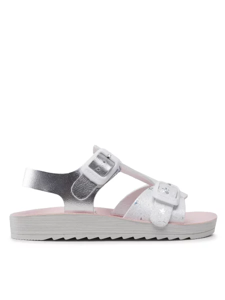 Босоножки Garvalin серебряные