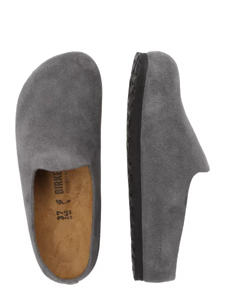 BIRKENSTOCK Šľapky Amsterdam Charcoal' sivá